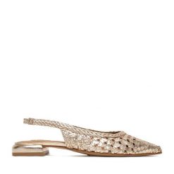 Baleriny MEXX. Żółte baleriny Mexx, bez wzorów, bez obcasa, bez zapięcia. Za 329.99 zł.