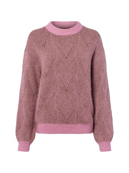 Fynch-Hatton Sweter damski z dzianiny z zawartością alpaki Kobiety biały|beżowy wzorzysty, XL. Białe swetry Fynch-Hatton, xl, bez wzorów, z dzianiny, bez ramiączek. Za 699.95 zł.