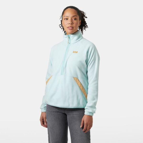Damska bluza dresowa 1/2 z zamkiem błyskawicznym Helly Hansen Rig. Niebieskie bluzy Helly Hansen, na lato, bez wzorów, z dresówki, sportowe, bez ramiączek, bez kaptura. Za 319.50 zł.