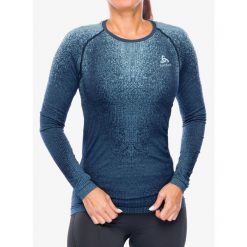 Bluza termoaktywna damska Odlo Performance Warm Blackcomb BL Top Crew Neck LS. Szare bielizna termoaktywna damska ODLO, m, bez wzorów, bez kaptura, do biegania. Za 298.99 zł.