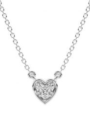 Diamant Vendôme Złoty naszyjnik z diamentami - dł. 40 cm rozmiar: onesize. Szare naszyjniki Diamant Vendôme, z materiału, z diamentem, złote. Za 948.99 zł.