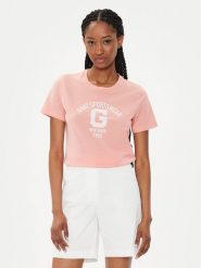 Gant T-Shirt Logo 4200849 Koralowy Regular Fit. Pomarańczowe t-shirty Gant, xs, bez wzorów, z bawełny, bez kołnierzyka, bez ramiączek. Za 119.99 zł.