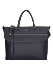 Charm Torebka w kolorze granatowym - 42 x 32 x 13,5 cm rozmiar: onesize. Niebieskie torby na laptopa Charm, bez wzorów, z materiału, przez ramię. Za 173.99 zł.