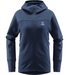 Damska Turystyka Bluza z Kapturem Lekka Oddychająca Haglöfs Betula Hood. Szare bluzy z kapturem Haglöfs, uniwersalny, bez wzorów, z tkaniny, z kapturem. Za 299.00 zł.