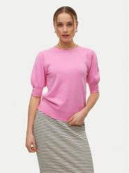 Vero Moda Bluzka Hollykaris 10310577 Różowy Regular Fit. Czerwone bluzki Vero Moda, xs, bez wzorów, z syntetyku, bez kołnierzyka, bez ramiączek. Za 69.99 zł.