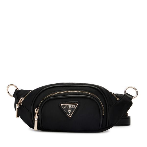 Nerka Guess. Czarne nerki i saszetki Guess, z aplikacjami, bez dodatków. Za 549.99 zł.