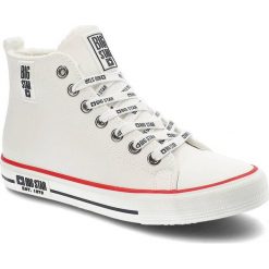 Białe Trampki Big Star Damskie Ocieplane Buty. Białe trampki BIG STAR, bez wzorów, z futra, retro, bez zapięcia. Za 119.00 zł.