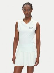 EA7 Emporio Armani Koszulka techniczna 7W000200 AF13282 M9040 Biały Regular Fit. Białe t-shirty sportowe EA7 Emporio Armani, m, bez wzorów, z syntetyku, bez ramiączek, tenisowe. Za 309.99 zł.
