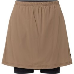 Spódnica damska SUPER.NATURAL Hiking Skirt. Brązowe spódnice super.natural, bez wzorów. W wyprzedaży za 382.49 zł.