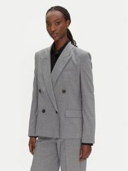 BOSS Marynarka Jaleto9 50543302 Szary Slim Fit. Szare marynarki i żakiety Boss, bez wzorów, z wełny, bez ramiączek. Za 1,999.00 zł.