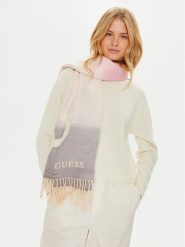 Guess Szalik AW5050 VIS03 Różowy. Czerwone szaliki i kominy Guess, z aplikacjami, z materiału. Za 269.99 zł.