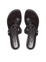 Tory Burch Japonki 174875 Brązowy. Brązowe japonki Tory Burch, bez wzorów, ze skóry. Za 1,134.00 zł.