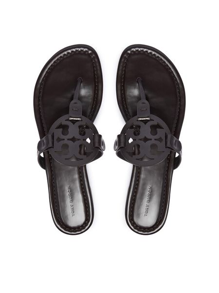 Tory Burch Japonki 174875 Brązowy. Brązowe japonki Tory Burch, bez wzorów, ze skóry. Za 1,134.00 zł.