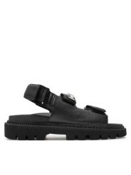 Tommy Jeans Sandały Tjw Fancy Sandal EN0EN02461 Czarny. Czarne sandały Tommy Jeans, bez wzorów, z jeansu, bez obcasa, na płaskiej podeszwie, bez zapięcia. Za 319.99 zł.