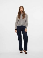 Vero Moda Sweter w kolorze szarym rozmiar: L. Szare swetry Vero Moda, l, bez wzorów, bez ramiączek. Za 79.21 zł.