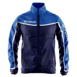 Givova Asia kurtka sportowa unisex niebieska (royal) XS. Niebieskie kurtki przeciwdeszczowe Givova, xs, bez wzorów. Za 42.87 zł.