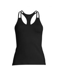Koszulka Casal V-Neck Racerback Sportowa Damska Oddychająca do Jogi. Czarne t-shirty sportowe Casall, l, bez wzorów, z materiału, bez ramiączek, na fitness i siłownię. Za 159.00 zł.