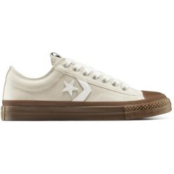 Buty sportowe Converse Star Player 76. Brązowe buty treningowe Converse, bez wzorów, z materiału, bez zapięcia, na fitness i siłownię. Za 390.00 zł.