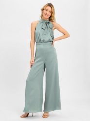 Swing Kombinezon Kobiety zielony, 42. Zielone kombinezony Swing, bez wzorów, bez kołnierzyka, bez ramiączek. Za 479.95 zł.