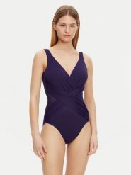 Miraclesuit Strój kąpielowy Solid Crossover 6516689 Fioletowy. Fioletowe stroje jednoczęściowe Miraclesuit, bez wzorów, z syntetyku. Za 679.99 zł.