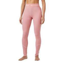 Damskie legginsy Helly Hansen Lifa Midweight. Czerwone legginsy Helly Hansen, bez wzorów, z wełny, sportowe. Za 372.00 zł.