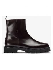 Unisa Skórzane botki "Faye" w kolorze czarnym rozmiar: 37. Czarne botki Unisa, bez wzorów, bez obcasa, bez zapięcia. Za 239.86 zł.