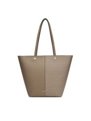 MICHAEL Michael Kors Torebka Flora 30T5GFFT3B Beżowy. Brązowe shopper bag MICHAEL Michael Kors, bez wzorów, ze skóry, bez dodatków. Za 939.99 zł.