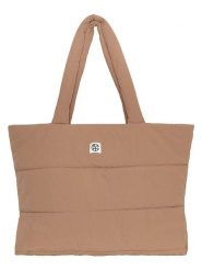 MOSS COPENHAGEN Shopper bag "Sasja Icon" w kolorze jasnobrązowym - 54 x 32 x 21 cm rozmiar: onesize. Brązowe shopper bag Moss Copenhagen, bez wzorów, z materiału, na ramię, bez dodatków. Za 148.96 zł.