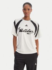 Adidas T-Shirt House Of Tiro KB6126 Biały Regular Fit. Białe t-shirty adidas, l, bez wzorów, z syntetyku, bez kołnierzyka, bez ramiączek. Za 179.99 zł.