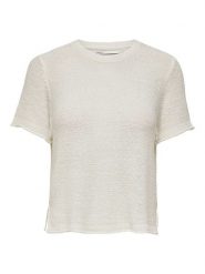 ONLY Sweter w kolorze kremowym rozmiar: XL. Brązowe swetry ONLY, xl, bez wzorów, ze splotem, bez ramiączek. Za 57.20 zł.