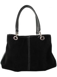 ORE10 Skórzana torebka w kolorze czarnym - 32 x 20 x 14 cm rozmiar: onesize. Czarne torebki klasyczne ORE10, bez wzorów, z materiału, bez dodatków. Za 156.98 zł.