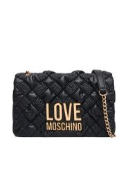 LOVE MOSCHINO Torebka JC4126PP1PL1000A Czarny. Czarne torebki klasyczne Love Moschino, bez wzorów, ze skóry, bez dodatków. Za 1,099.00 zł.