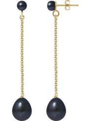 Pearl Addict Złote kolczyki z perłami rozmiar: onesize. Czarne kolczyki Pearl Addict, z perłą, złote. Za 904.99 zł.