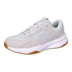 Under Armour Damskie Buty Treningowe Edge Suede 6003014. Białe buty treningowe Under Armour, bez wzorów, z gumy, bez zapięcia, na fitness i siłownię. Za 350.10 zł.