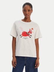 Weekend Max Mara T-Shirt West 2615971041 Biały Regular Fit. Białe t-shirty Weekend Max Mara, xs, bez wzorów, z bawełny, bez kołnierzyka, bez ramiączek. Za 489.99 zł.