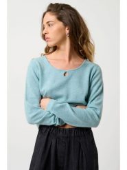 AUTHENTIC CASHMERE Kaszmirowy sweter "Glyder" w kolorze błękitnym rozmiar: S. Niebieskie swetry AUTHENTIC CASHMERE, s, bez wzorów, z kaszmiru, bez ramiączek. Za 336.61 zł.