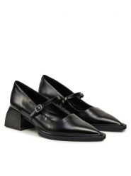 Vagabond Shoemakers Czółenka Vivian 5553-004-20 Czarny. Czarne czółenka Vagabond Shoemakers, bez wzorów, ze skóry, bez obcasa, bez zapięcia. Za 669.99 zł.