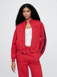 GAP Bluza w kolorze czerwonym rozmiar: XS. Czerwone bluzy GAP, xs, bez wzorów, bez kaptura. Za 97.05 zł.