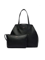 Guess Torebka Victtoria HWEVG9 51429 Czarny. Czarne shopper bag Guess, z aplikacjami, ze skóry, bez dodatków. Za 714.99 zł.