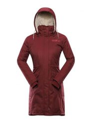 Alpine Pro Parka "Adona" w kolorze bordowym rozmiar: L. Czerwone płaszcze Alpine Pro, l, bez wzorów, bez kaptura. Za 325.03 zł.