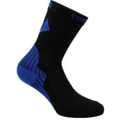 Skarpety kompresyjne Active Socks. Czarne skarpetki SIXS, bez wzorów, z materiału. Za 192.00 zł.