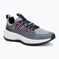 Buty turystyczne damskie Jack Wolfskin Wild Hike Low. Szare buty trekkingowe Jack Wolfskin, przed kostkę, bez zapięcia. Za 439.99 zł.