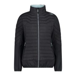 Damska kurtka hybrydowa CMP. Brązowe kurtki przejściowe sportowe CMP, xs, bez wzorów, z softshellu, bez kaptura, trekkingowe. Za 596.00 zł.