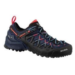 Buty trekkingowe Salewa Ws Wildfire Edge Gtx 61376-3965 niebieskie. Niebieskie buty trekkingowe z gore-texu, bez zapięcia. Za 1,083.18 zł.