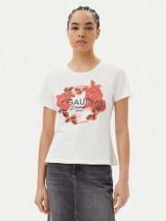 Gaudi T-Shirt 511FD64014 Écru Regular Fit. T-shirty Gaudi, m, bez wzorów, z bawełny, bez kołnierzyka, bez ramiączek. Za 179.99 zł.