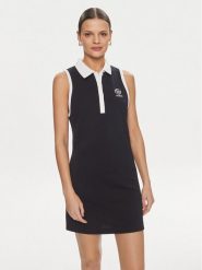 Guess Sukienka codzienna Mylah V4GK02 KBFB2 Granatowy Bodycon Fit. Niebieskie sukienki Guess, na co dzień, xs, z aplikacjami, z syntetyku, bez kołnierzyka, bez ramiączek, bodycon. Za 199.99 zł.