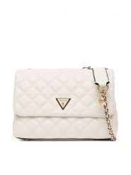 Guess Torebka Giully II HWQG96 73200 Biały. Białe torebki klasyczne Guess, z aplikacjami, ze skóry, bez dodatków. Za 399.99 zł.