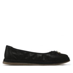 Baleriny Lasocki. Czarne baleriny Lasocki, bez wzorów, bez obcasa, bez zapięcia. Za 149.99 zł.