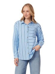 Scotch & Soda Koszula w kolorze błękitnym rozmiar: S. Niebieskie koszule Scotch & Soda, s, bez wzorów, bez kołnierzyka, bez ramiączek. Za 170.47 zł.