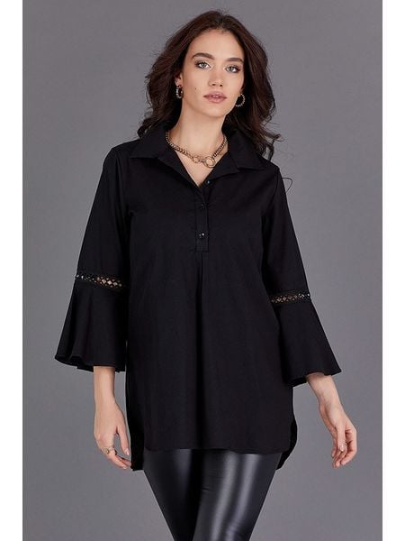 LA Angels Tunika w kolorze czarnym rozmiar: L. Czarne tuniki LA Angels, l, bez wzorów, bez kołnierzyka, bez ramiączek. Za 132.45 zł.